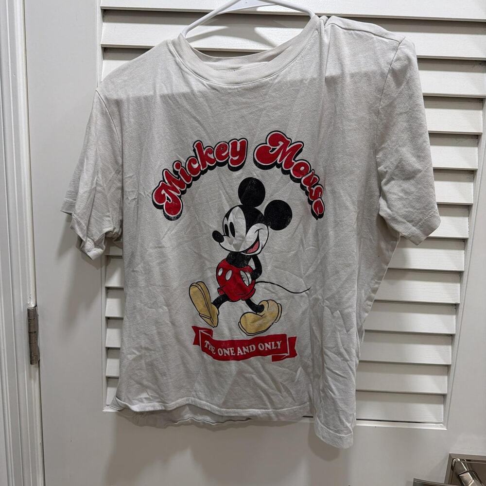 H&M Disney Mickey Mouse cotton tee Size L